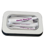 Golf tee case with tees